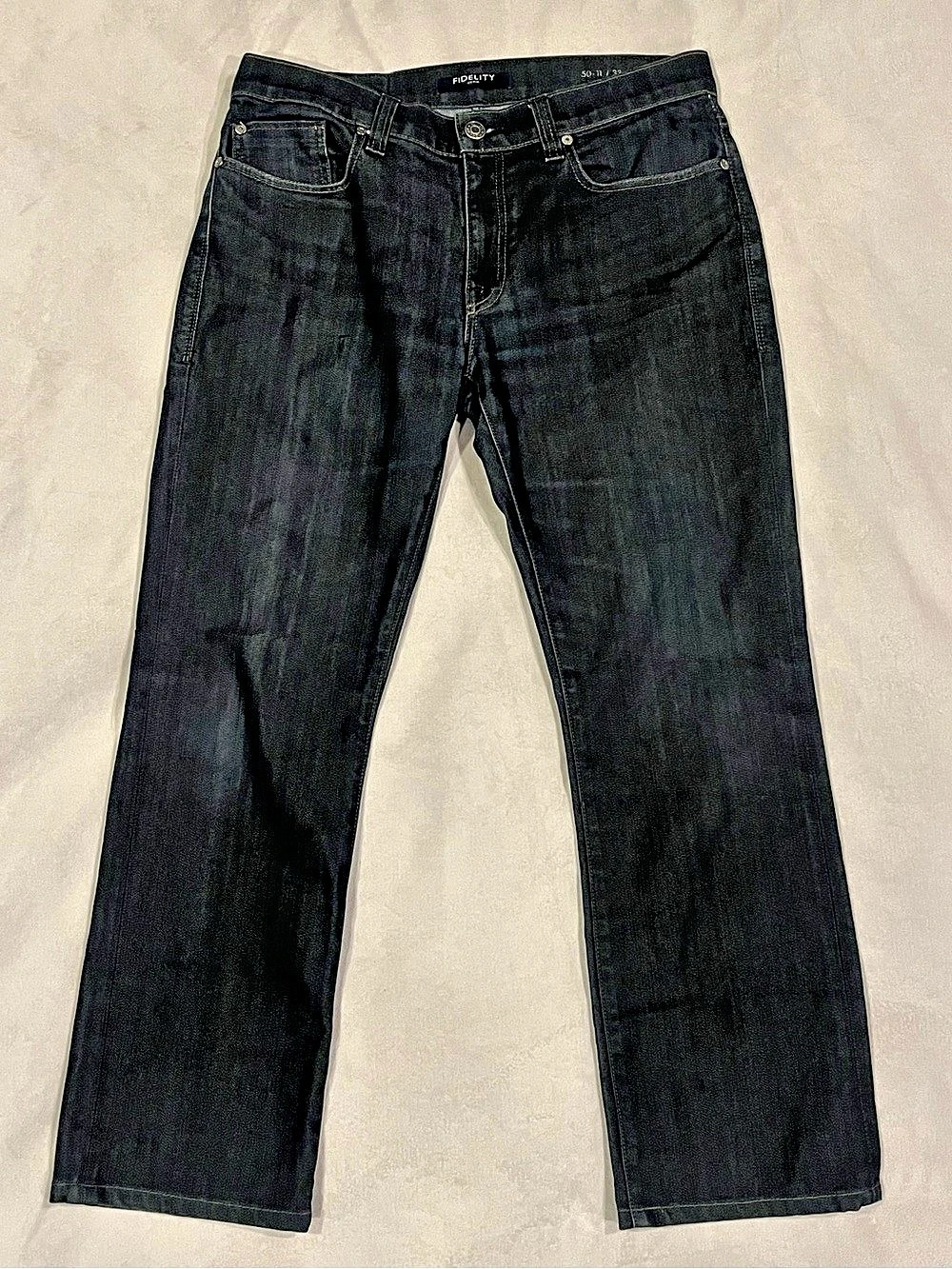 Fidelity Straight Leg Jeans Denim Waist 33 Like New